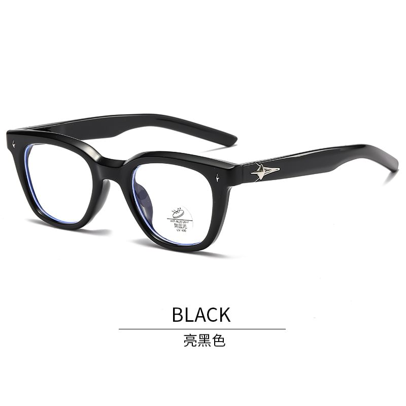 Glasses Square Blue Blocking Light