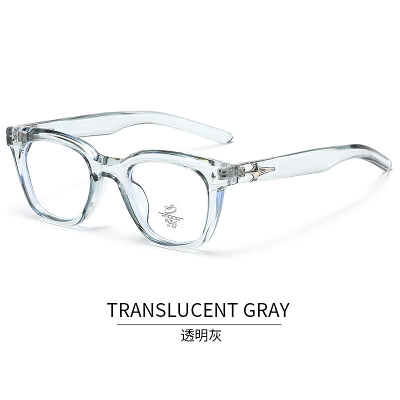 Glasses Square Blue Blocking Light