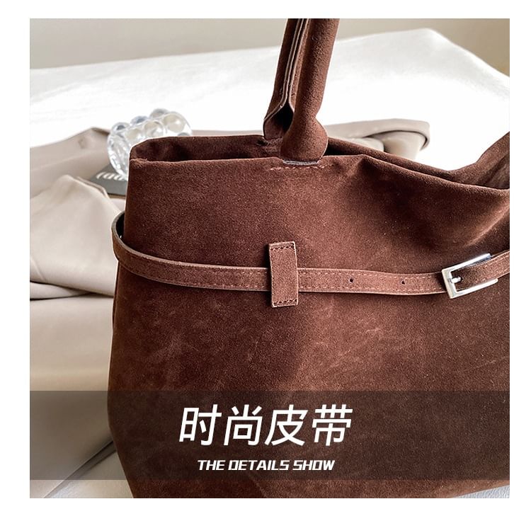 Bag Suede Tote Faux