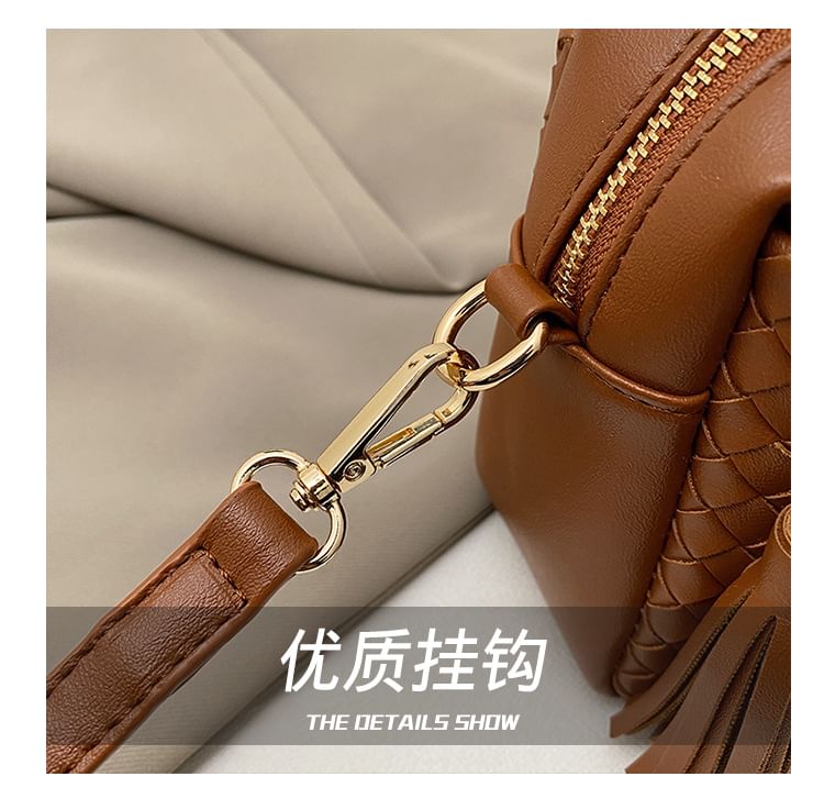 Bag Leather Crossbody Quilted Faux