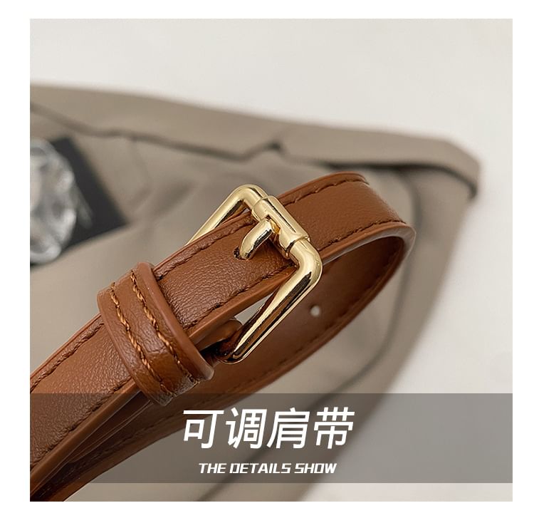 Bag Leather Crossbody Quilted Faux