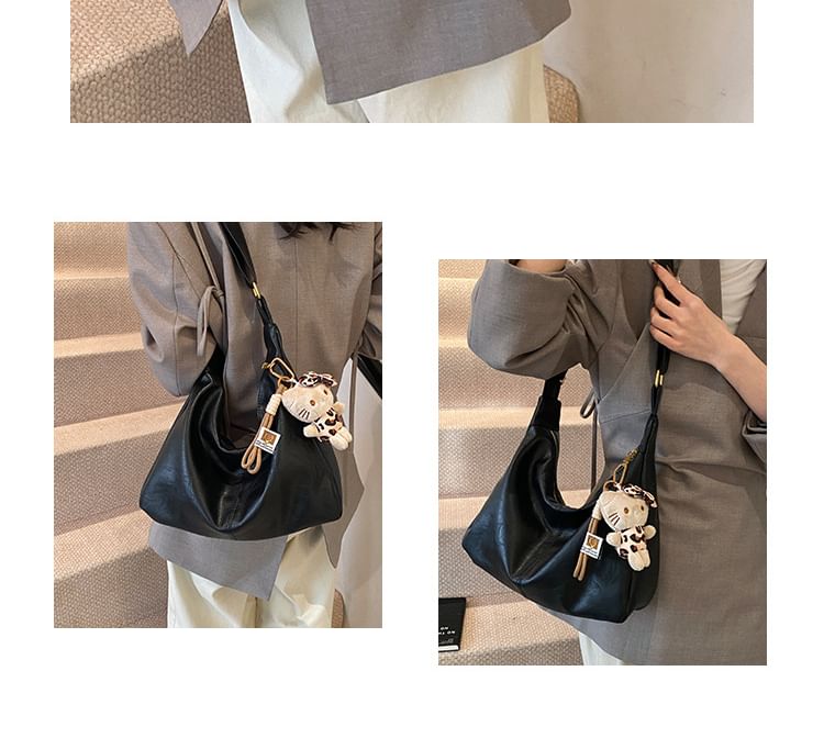 Faux Crossbody Leather Bag