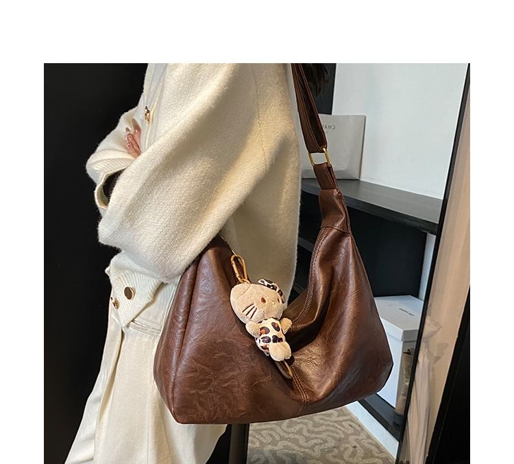 Faux Crossbody Leather Bag