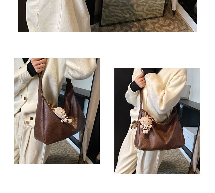 Faux Crossbody Leather Bag