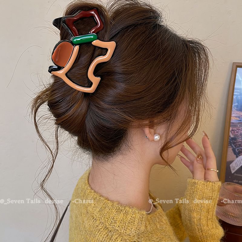 Claw Dog Hair Clip Acrylic