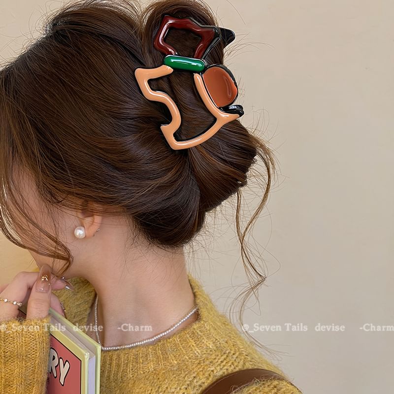 Claw Dog Hair Clip Acrylic