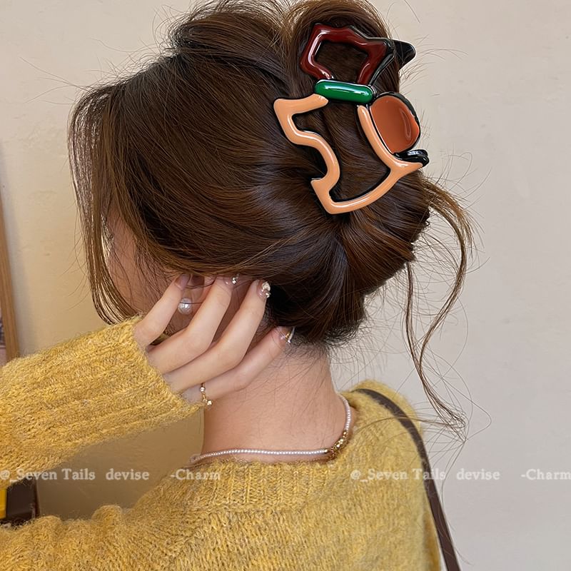 Claw Dog Hair Clip Acrylic