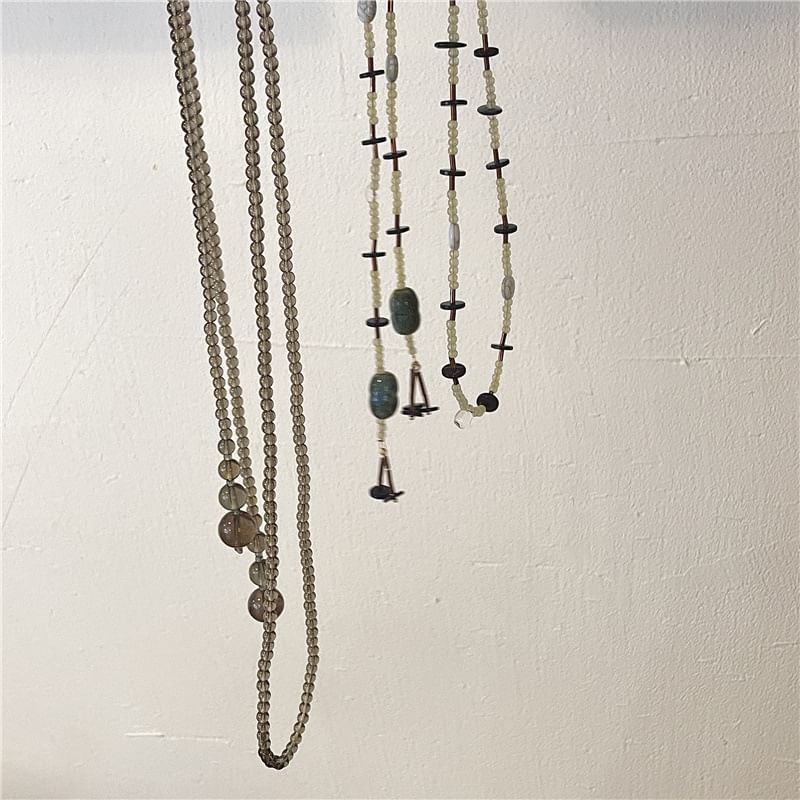 Beaded Necklace Long
