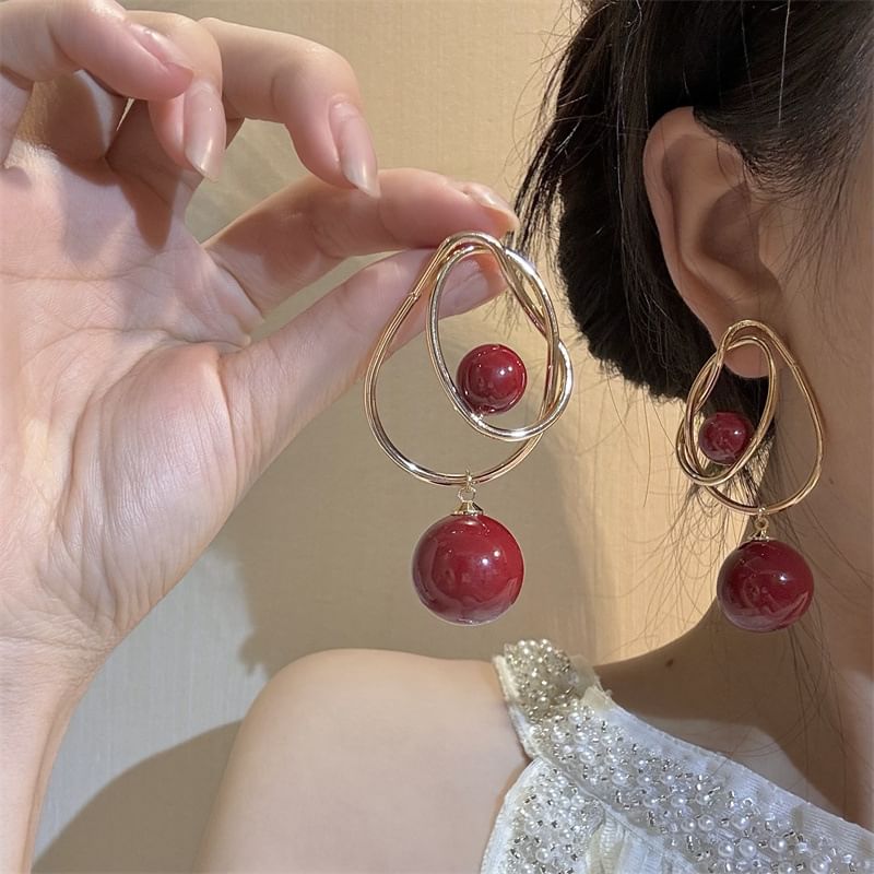Beaded Drop Earring