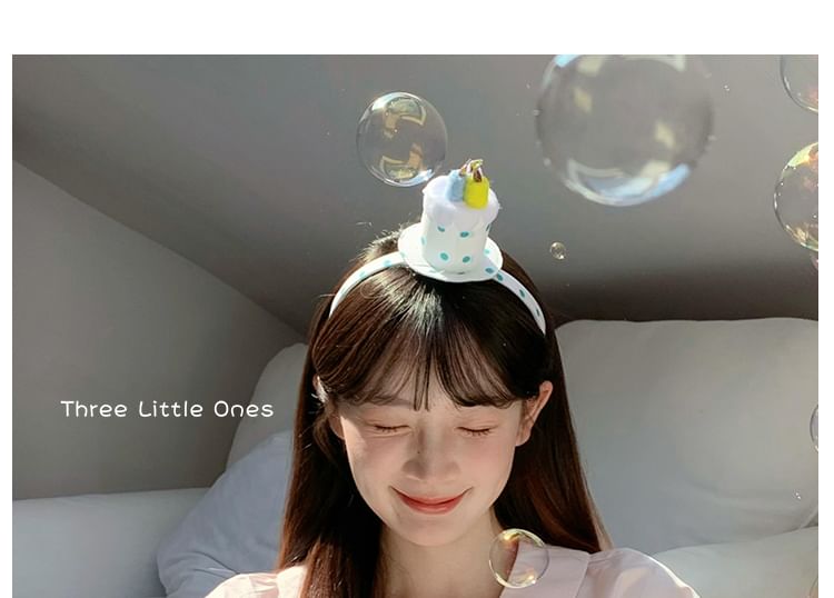 Headband Dot Birthday Polka Cake