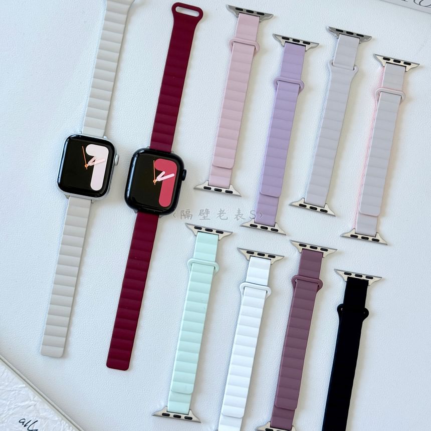 Magnetic Apple Silicone Watch Band