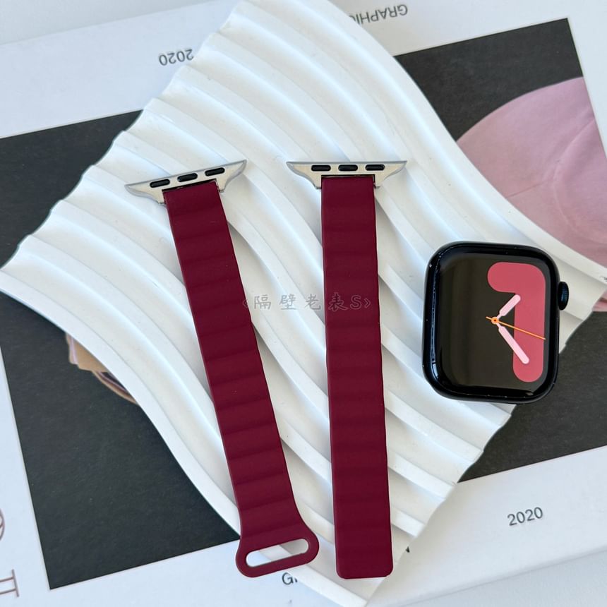 Magnetic Apple Silicone Watch Band