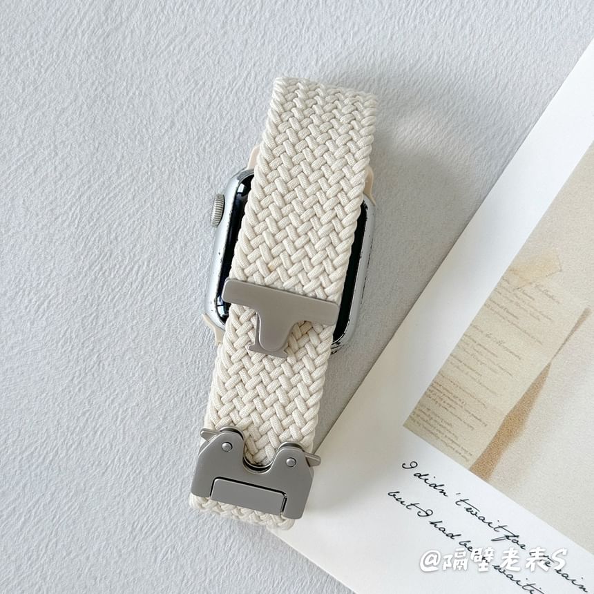 Apple Braided Watch Buckled Band