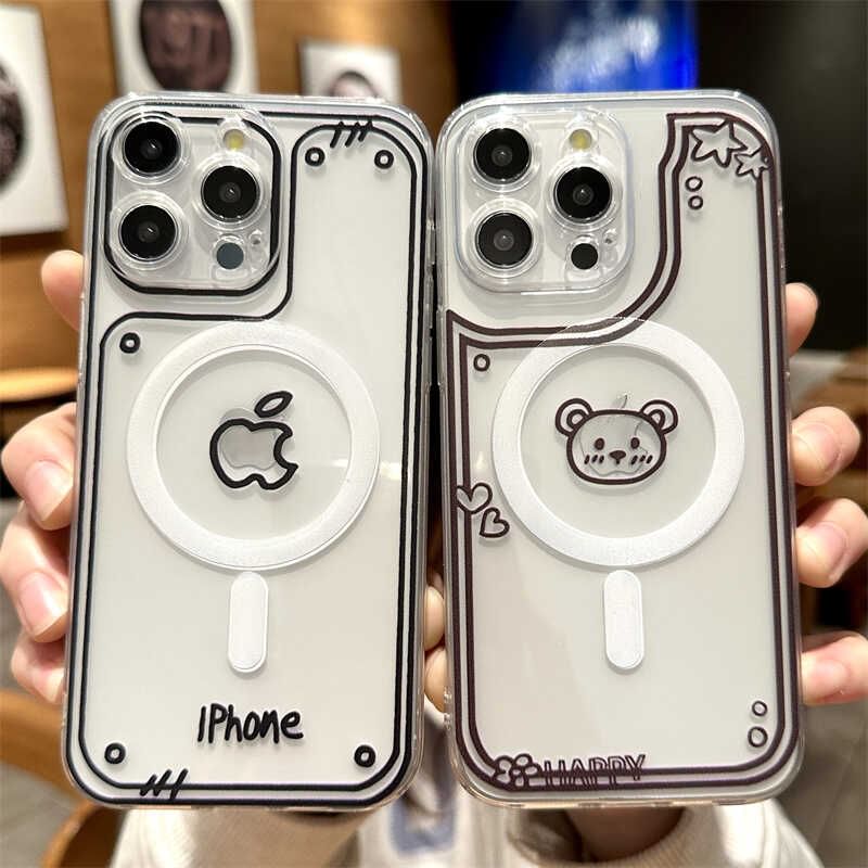 Phone Bear MagSafe) Magnetic with Case (Compatible