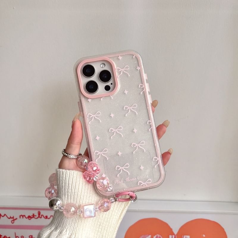 Strap Phone Set Case Bow /