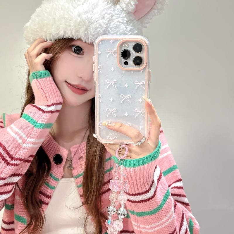Strap Phone Set Case Bow /