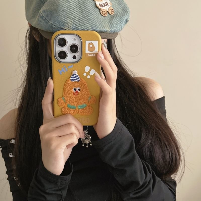Potato Embroidered Case Phone