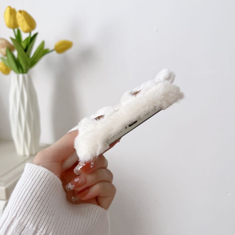 Bear Phone Chenille Case