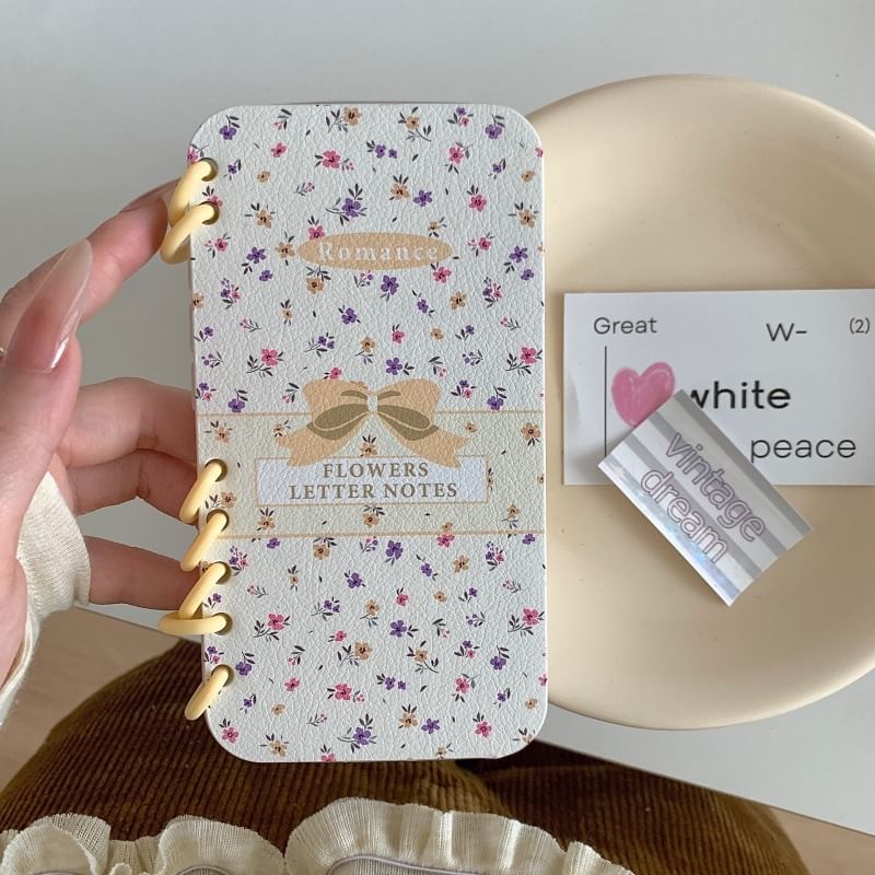 Phone Floral Folio Case