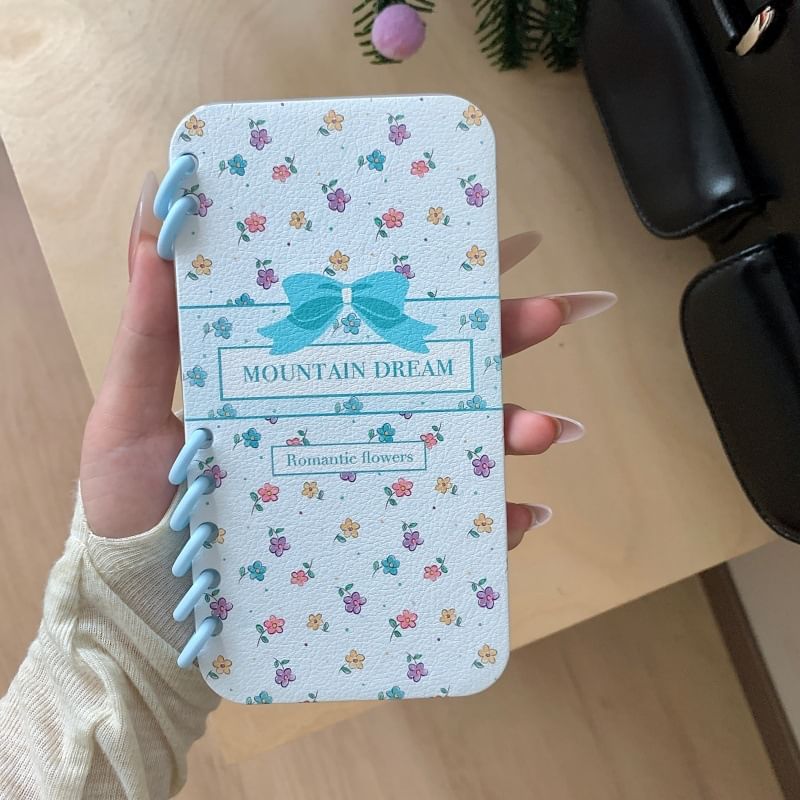 Phone Floral Folio Case