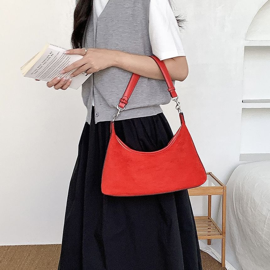 Bag Shoulder Faux Suede