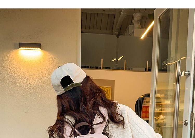 Charm Lettering Nylon Bag Backpack Applique Set /