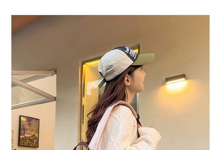 Charm Lettering Nylon Bag Backpack Applique Set /