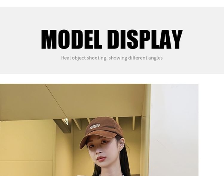 Nylon Lettering Bag Buckled Backpack / Charm Set