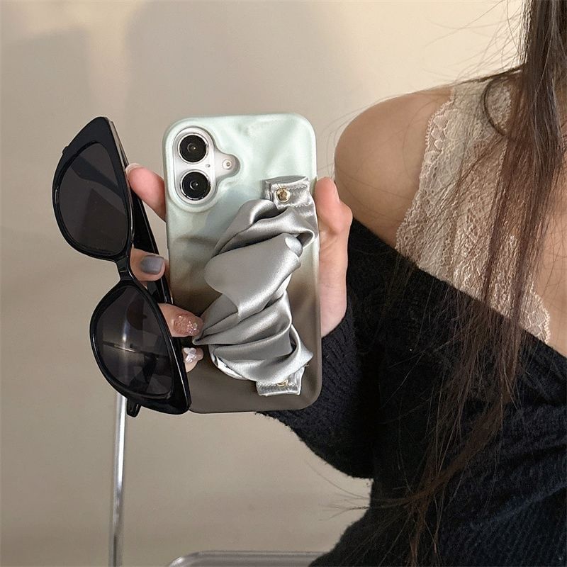 Strap Phone Shirred Case Fabric