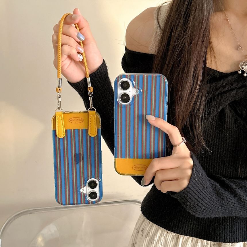 Strap Case Phone Striped / Set