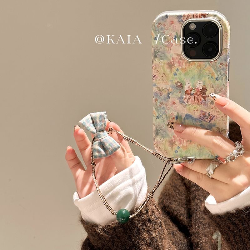 / Phone Strap Set Rabbit Case