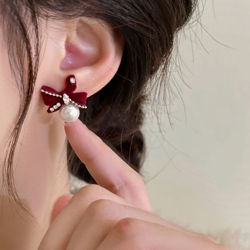 Dangle Stud Designs) / (Various Earring Drop Bow