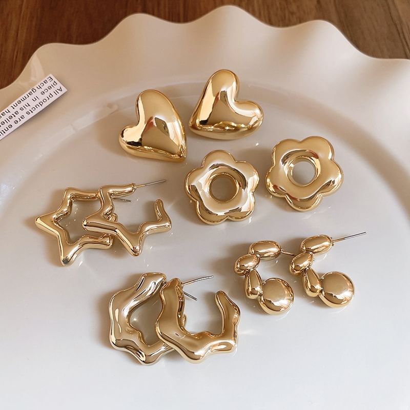 Hoop Alloy Stud / Earring