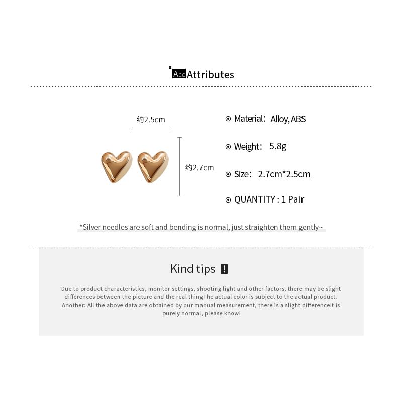 Hoop Alloy Stud / Earring