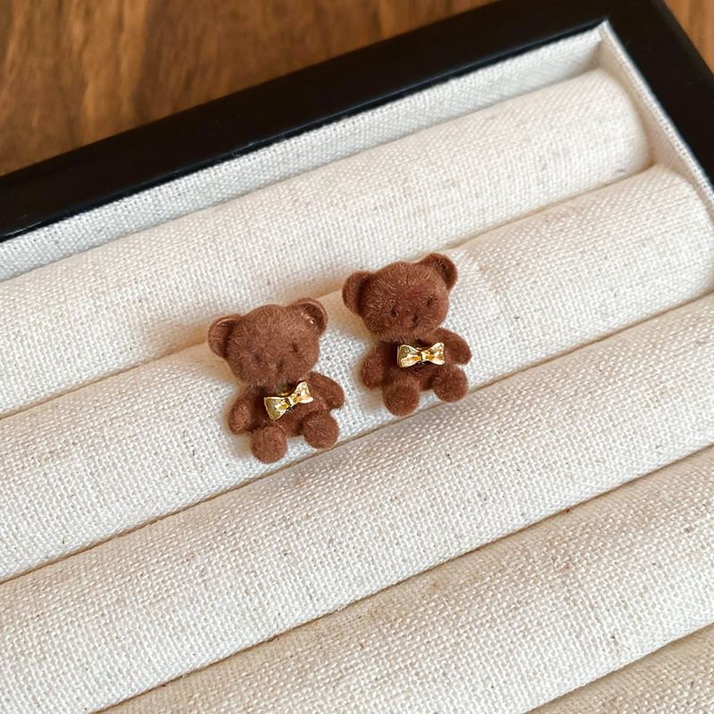 Earring Drop / Stud Bear Bow