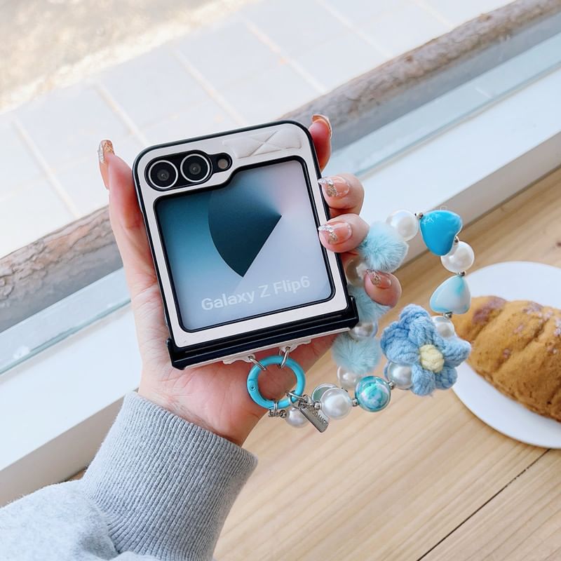 Strap Case Floral Phone