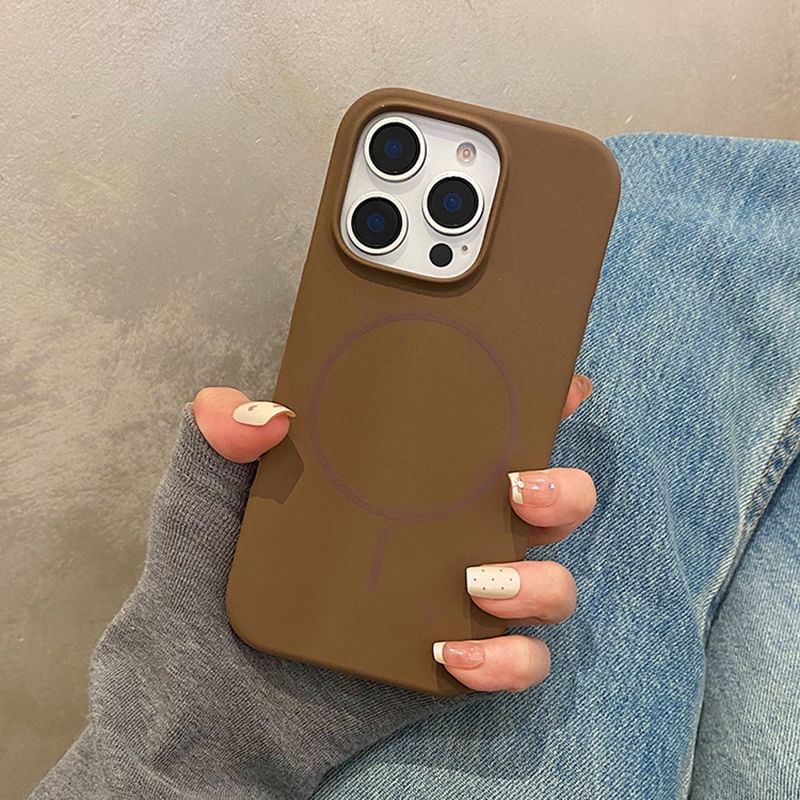 (Compatible with Phone MagSafe) Plain Magnetic Case