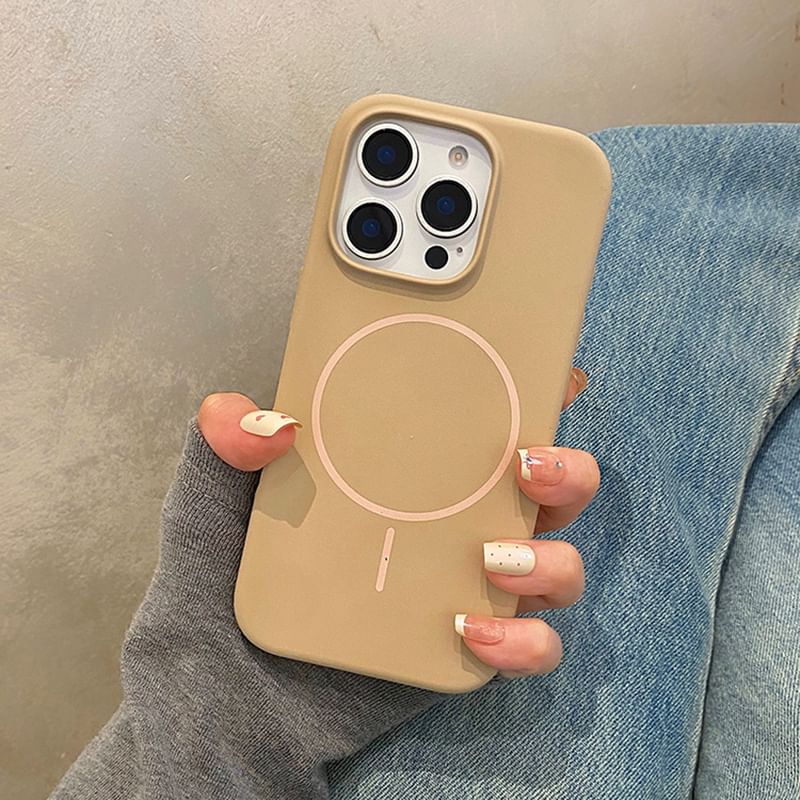 MagSafe) (Compatible with Case Phone Plain Magnetic