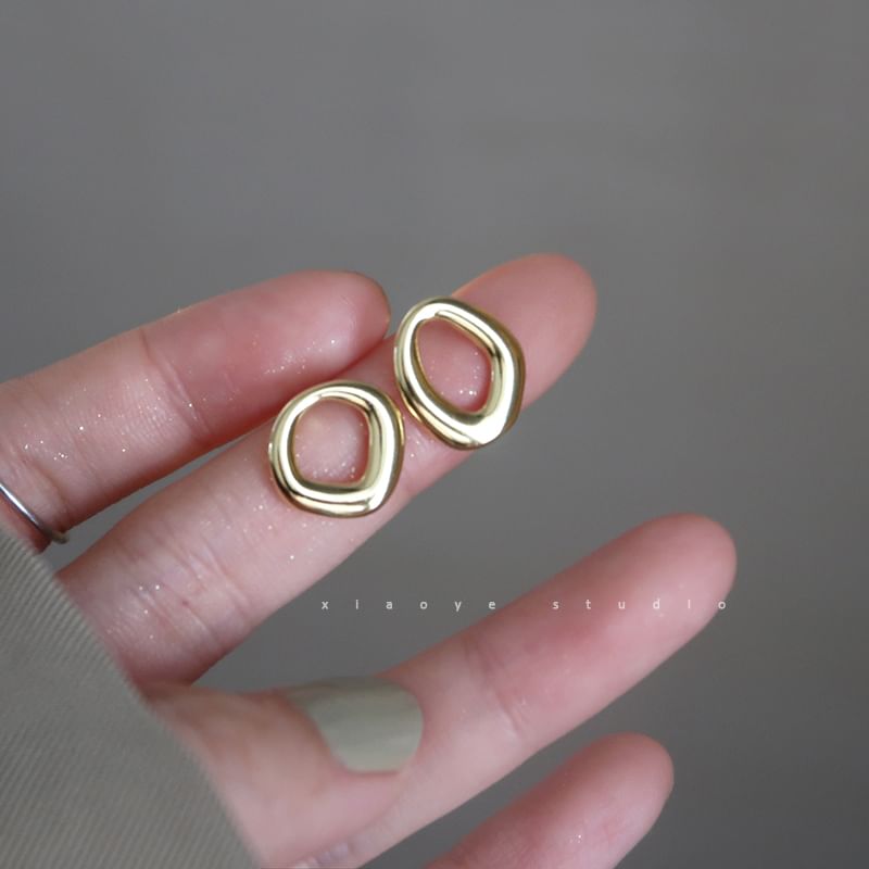 Stud Silver S925 Irregular Earring Sterling