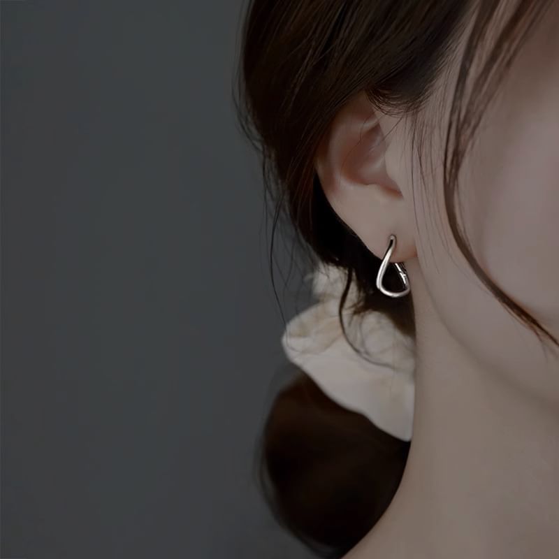 Hoop Alloy Earring Irregular
