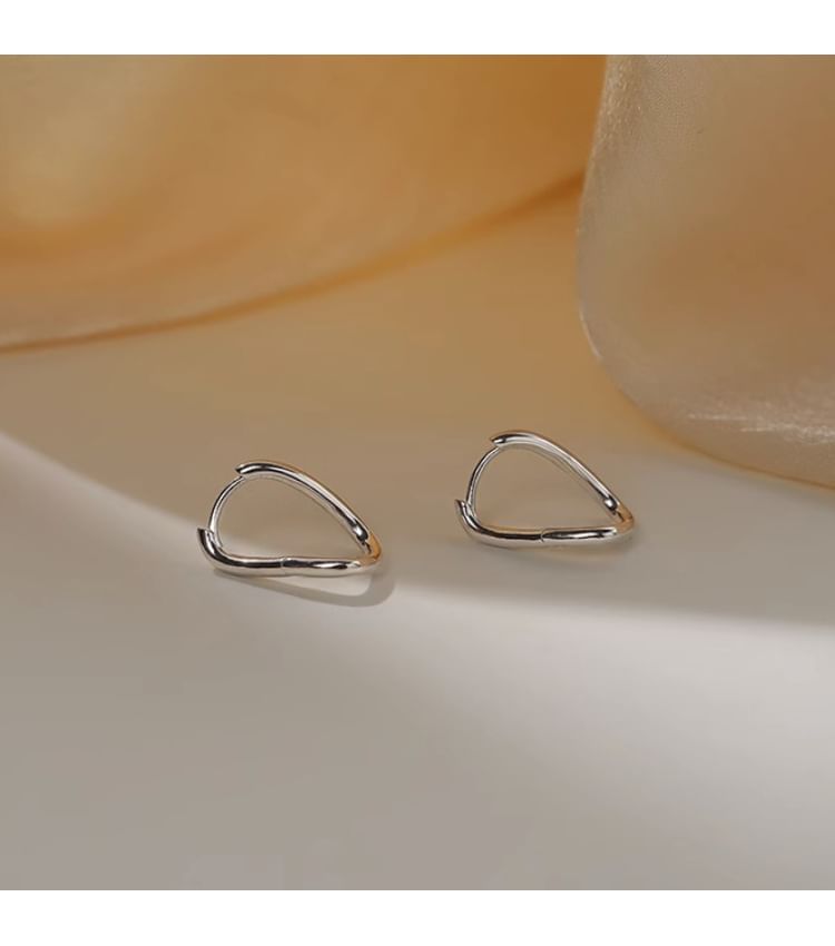 Hoop Alloy Earring Irregular