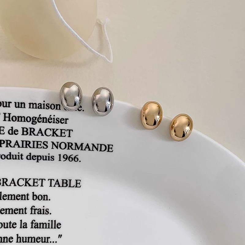 Alloy Polished Earring Stud