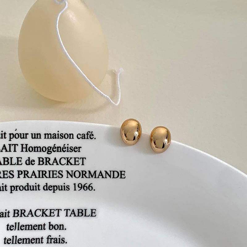 Alloy Polished Earring Stud