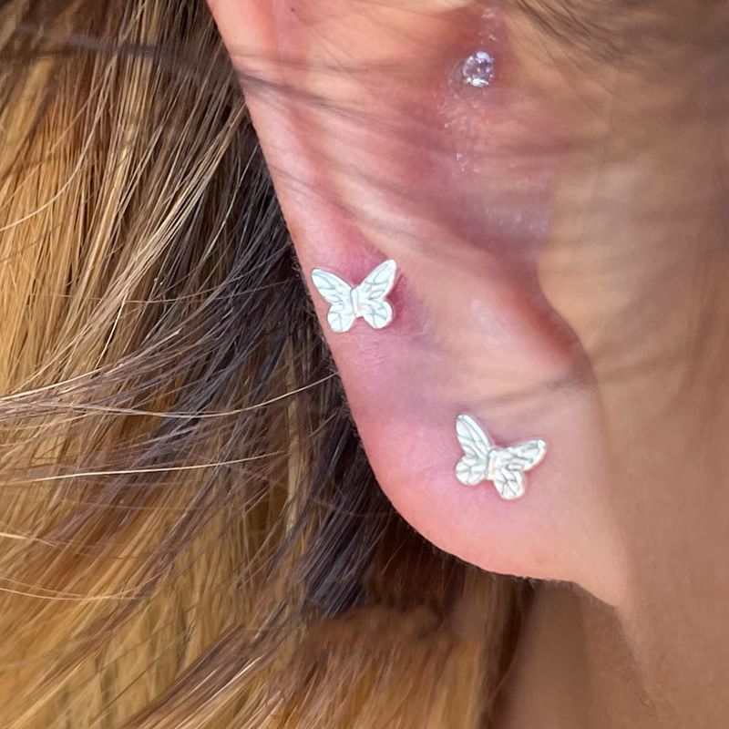 Ear Jacket Alloy Butterfly