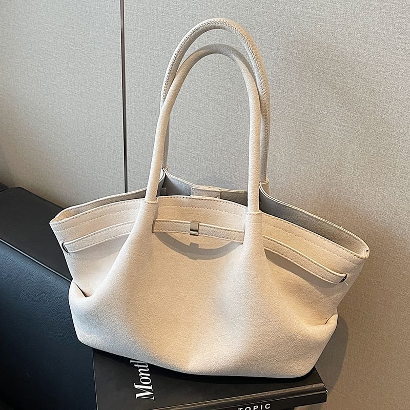 Faux Bag Suede Tote