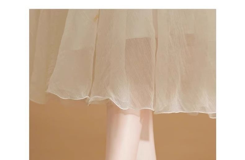 Glitter Block Bow Pointy Heel Sandals