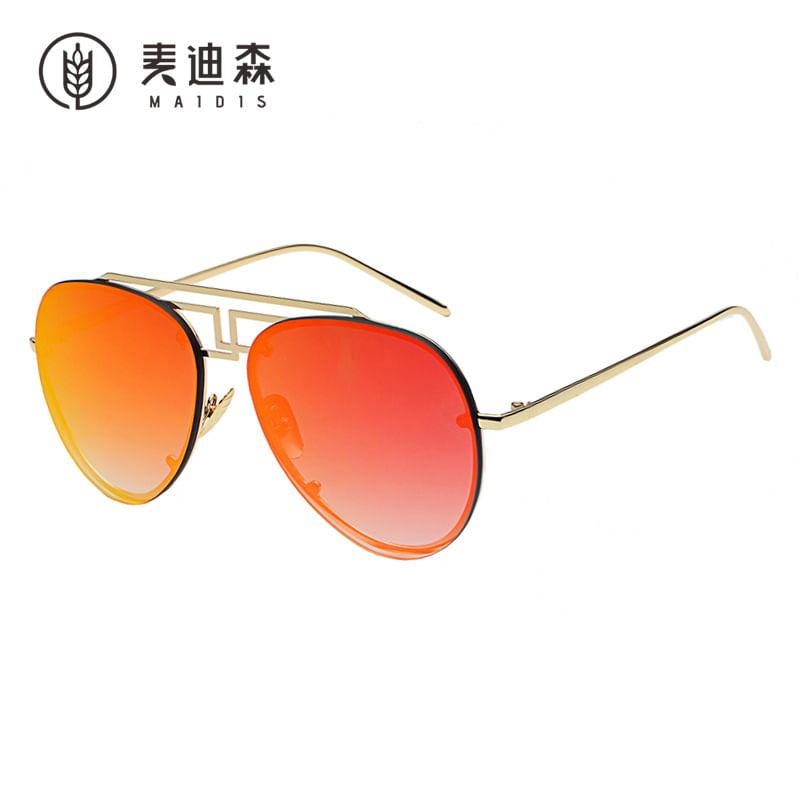 Double Metal Bridge Sunglasses Frame