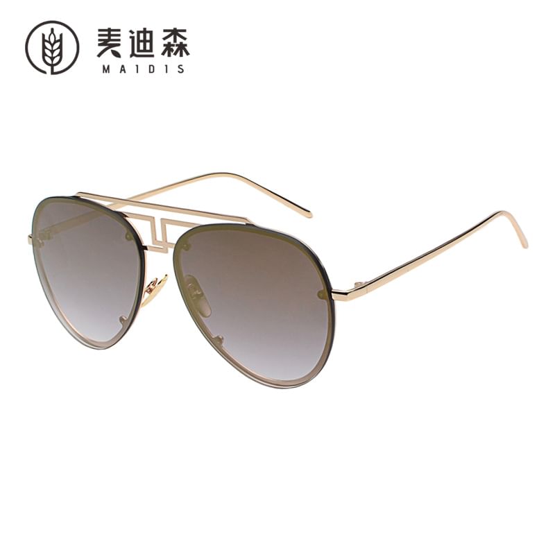 Double Metal Bridge Sunglasses Frame