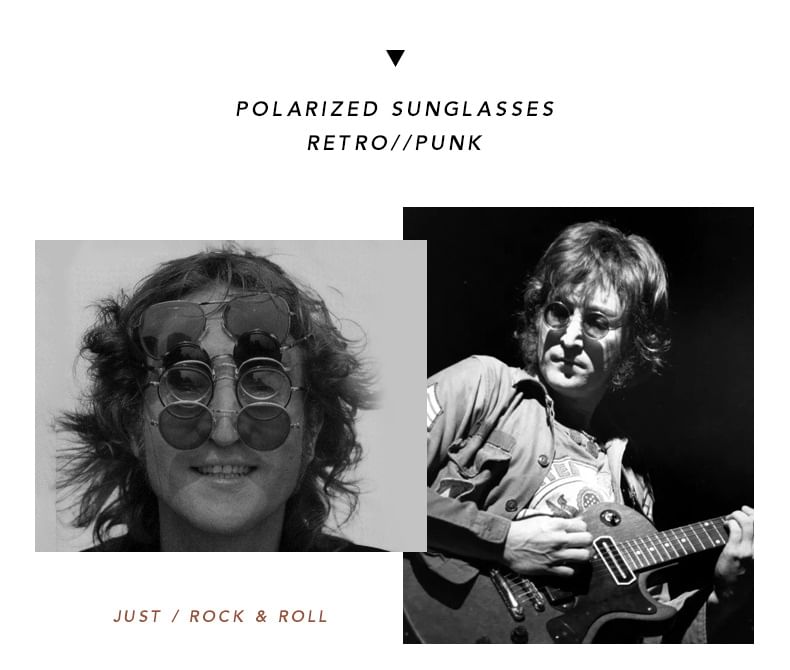 Frame Sunglasses Metal Round