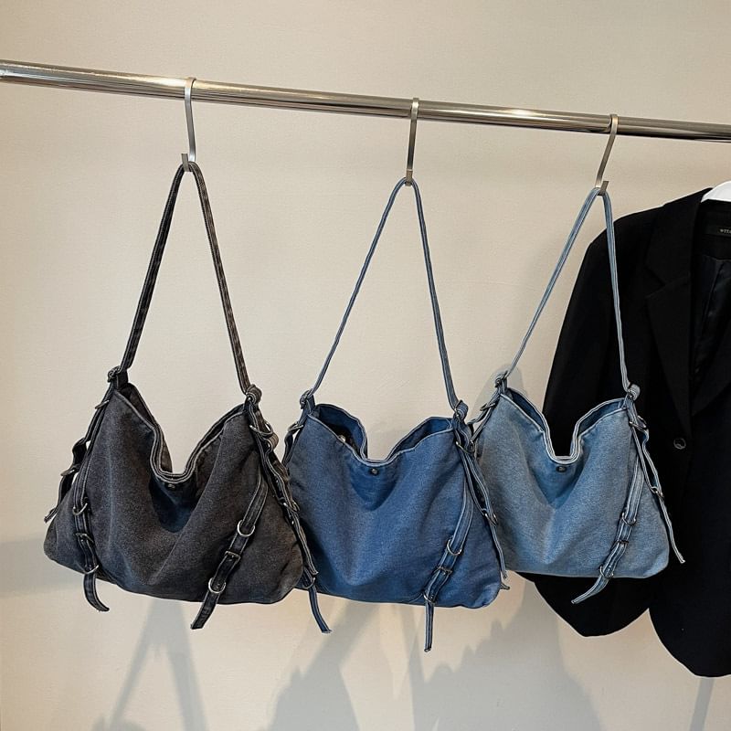 Tote Denim Plain Bag